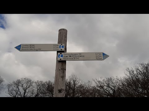 Rheinsteig   Von St  Goarshausen nach Kaub