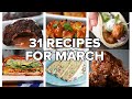 31 Recipes For Every Day Of March • Tasty Recipes