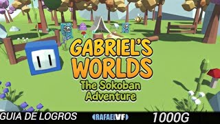 GABRIEL'S WORLDS THE SOKOBAN ADVENTURE - GUIA DE LOGROS - 1000G EN SOLO 20 MINUTOS.
