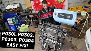 FIX Code P0301, P0302, P0303, P0304 Misfire Ram Promaster City, Fiat 500x, Fiat Toro