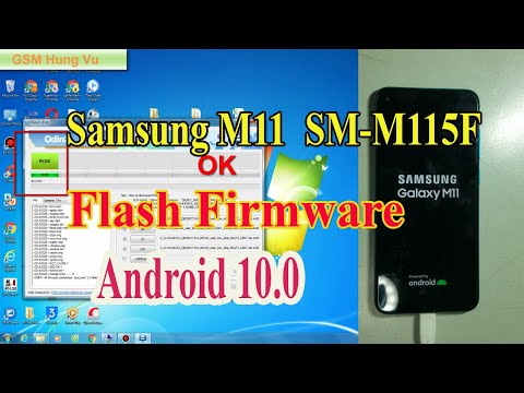 Flash Firmware File Samsung Galaxy M11 SM-M115F Android 10 Q by Odin3 14.4.