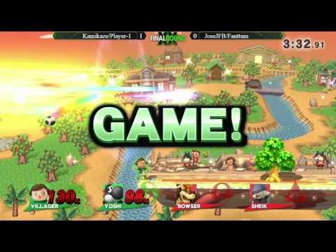 FRXX Sm4sh Doubles - Fanttum/JoseJFB vs Kamikaze/Player-1 - Smash 4 Doubles Winners Semis