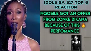 Idols SA 2021 I Nqobile&#39;s Top 6 Performance &#39;Feelings&#39; By Zonke Dikana