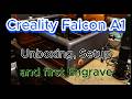 Creality Falcon A1 Unboxing Setup And First Engrave Education Business Money Fun Art Design