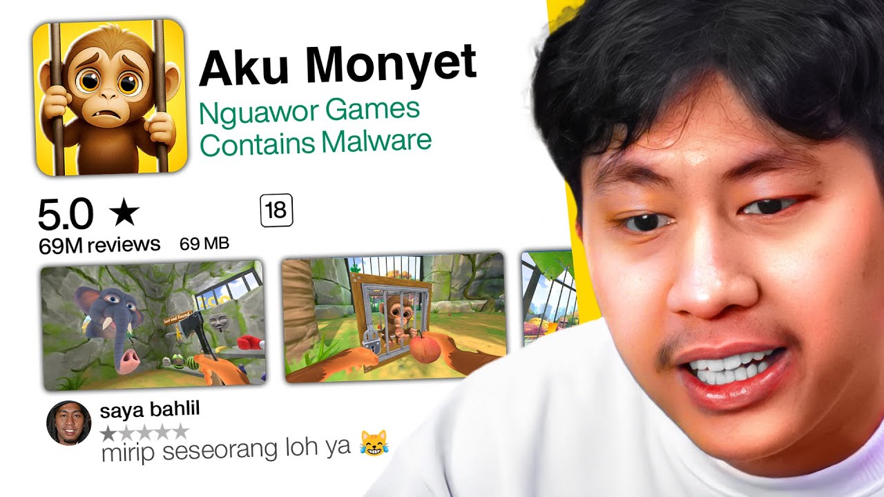 gua monyet maksudnya kalian maksudnya kita monyet!! - GAME NGUAWOR PLAYSTORE