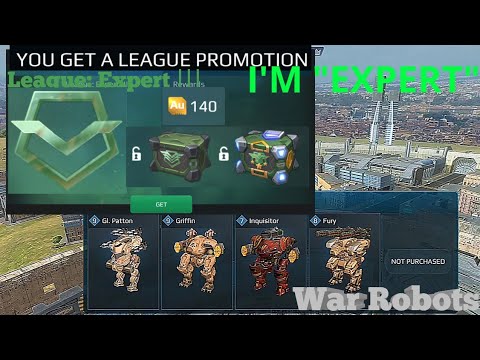 Finally in Experts League with 2nd account | War Robots | VIP