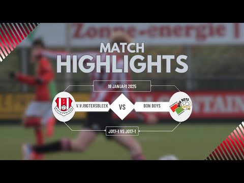 aflv. 1 - v.v.Rigtersbleek JO17-1 vs Bon Boys JO17-1 (Highlights)