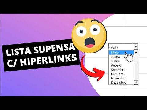 Lista Suspensa com Hiperlink no Excel - Como criar?
