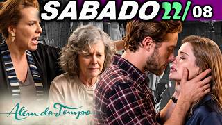 ALÉM DO TEMPO | 22/08 SABADO - FELIPE VAI ATRÁS DE LÍVIA E DÁ DE CARA COM PEDRO! - CAPÍTULO DE HOJE