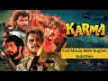 Karma Full HD Movie (Hindi movie with English Subtitles) Jackie Shroff | Sridevi | Indian Movies