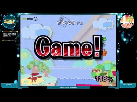Melee @ LD Lounge #17 - L33thal vs. MC | TinoJoe - Singles LR4 - SSBM