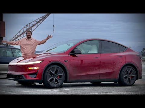 I Drive The New Tesla Model Y Performance For The First Time! New Battery, Suspension, & Interior