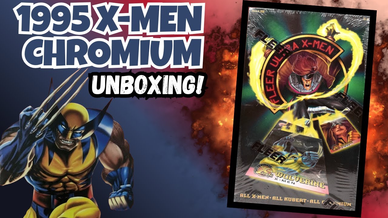 Unboxing a 1995 Fleer Ultra X-Men Chromium Box! | Marvel Trading Cards Nostalgia