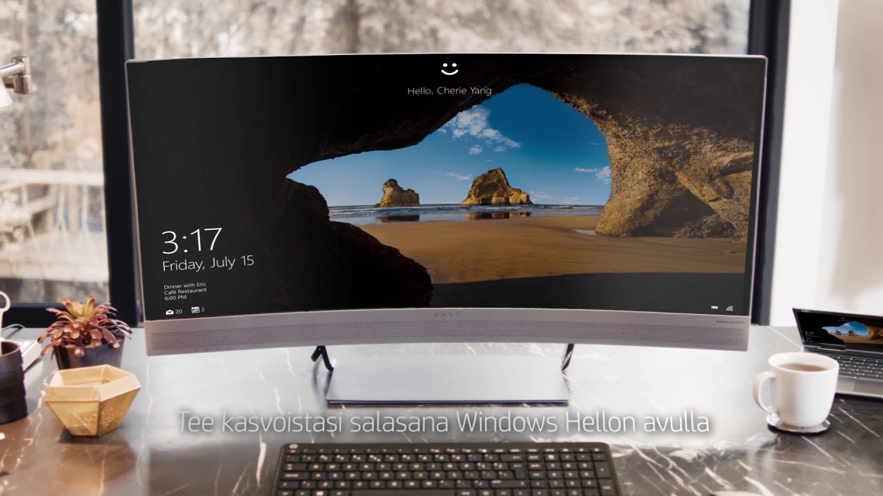 HP ENVY 34 -kaareva näyttö