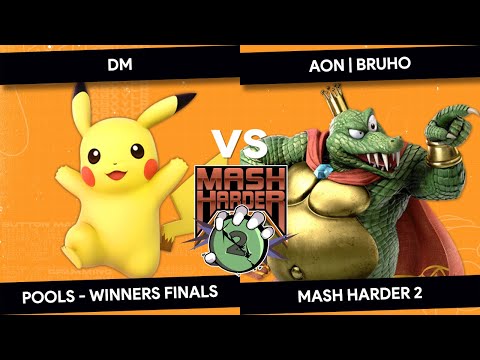MASH HARDER 2 - DM (Pikachu) vs AON | Bruho (K. Rool) - Pools Winners Finals