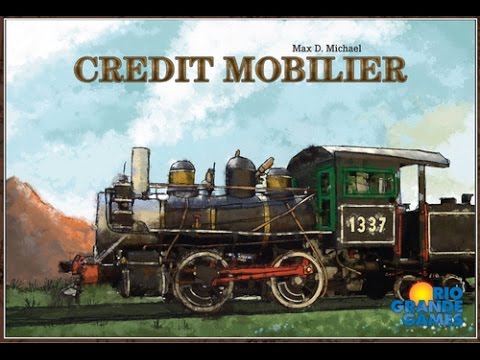 The Purge: # 1069 Credit Mobilier: A train game of stocks and pushing goods on a very small board