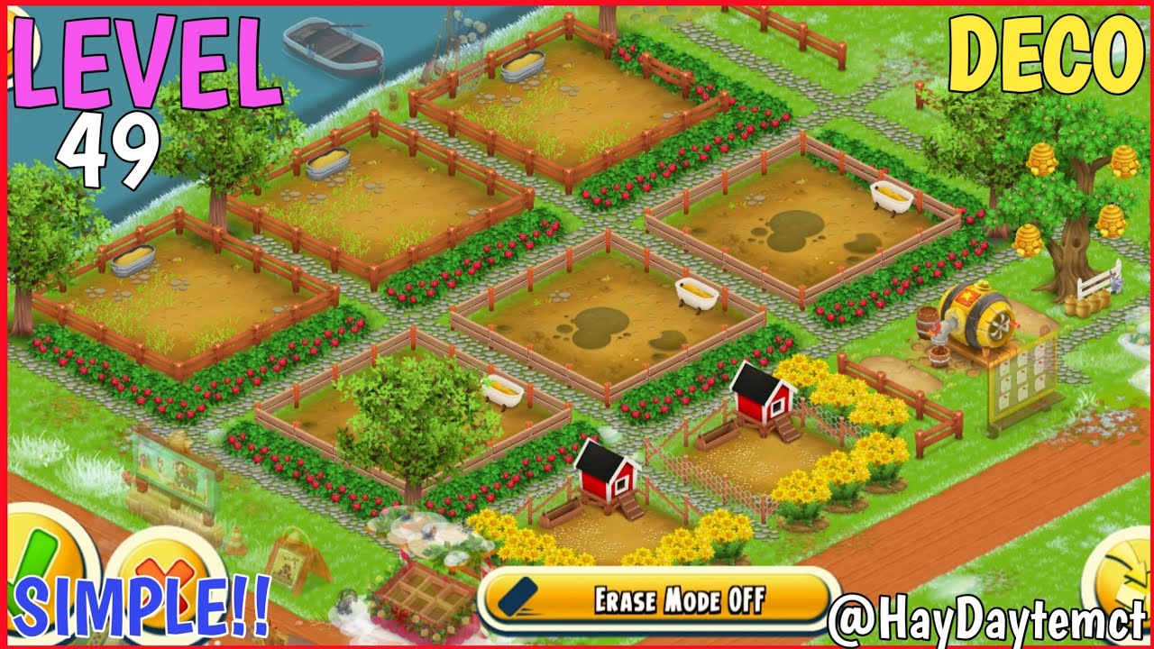 Hay Day Decoration at Level 49 - Farm Design