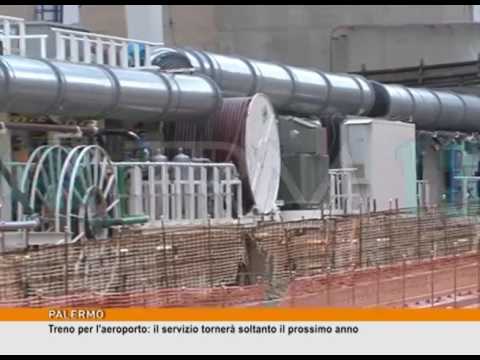 Treno per l'aeroporto, il servizio tornerà soltanto il prossimo anno [TgMed 10/03/2017]