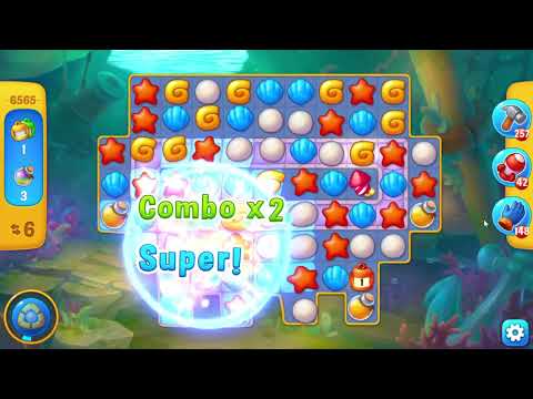 Fishdom 6565 Level - 17 moves - NO BooSTERS