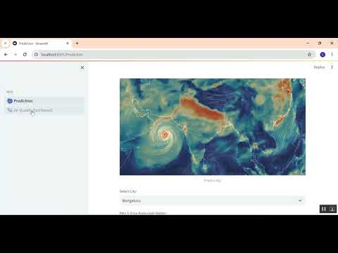 Air Quality Streamlit Application in Python Projects