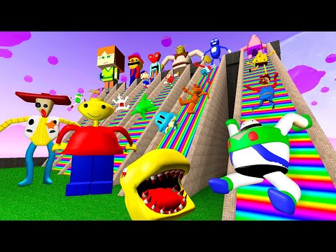 🛝 LIMINAL RAMP SLIDE ALL NEW 3D SANIC CLONES MEMES MEGA PUNCH SPARTAN KICKING in Garry's Mod !