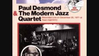 Paul Desmond &amp; MJQ -- Greensleeves