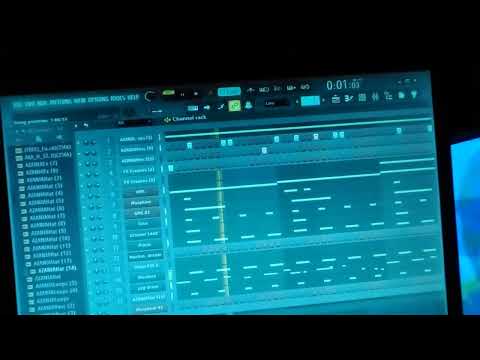 MaCeeya Song making a beat in fl studio