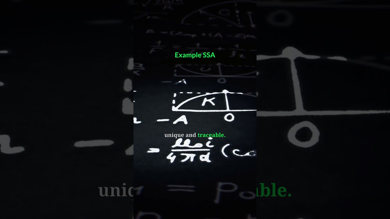 Static Single Assignment (SSA) in Compilers #computerscience
