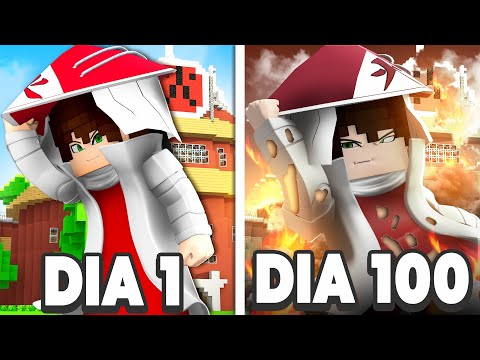 CRIEI UMA GUERRA NINJA de NARUTO 𝗡𝗢 MINECRAFT !! ‹ Ine ›
