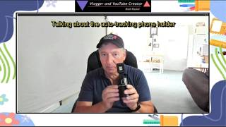 Talking about the auto tracking phone holder