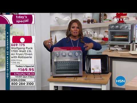 Wolfgang Puck 1700Watt 23Liter Air Fryer/Oven with...