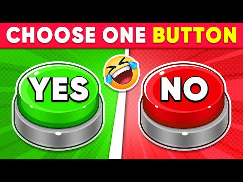 Choose One BUTTON...! 😱 YES or NO Challenge 🟢🔴 HARD Edition