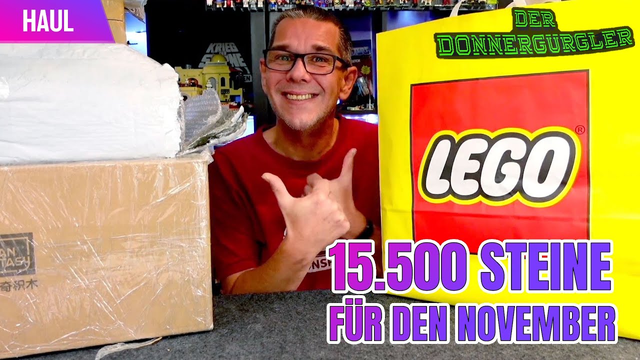 Lego & Klemmbaustein Haul Nr 30 - 15.500 Steine für November