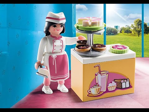 PLAYMOBIL 9097 === 🥯🥞🍦🍧REPOSTERA / PASTELES🎂🍩🍨🧁