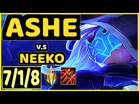 CBOI (ASHE) vs NEEKO - 7/1/8 KDA BOTTOM ADC GAMEPLAY - EUW Ranked GRANDMASTER