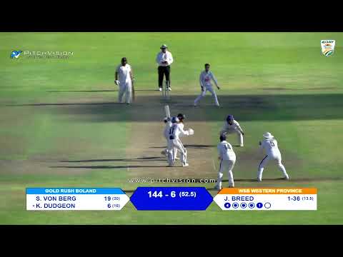 Goldrush Boland vs WSB Western Province - Day 2 - CSA 4-day Series 2025/26