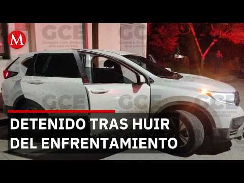 Capturan a Juan 'N' tras enfrentamiento armado en Tanquián de Escobedo