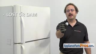 How to Frigidaire/Electrolux Damper Control Knob 240367001