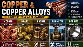 Copper and Copper Alloys – Properties & Applications