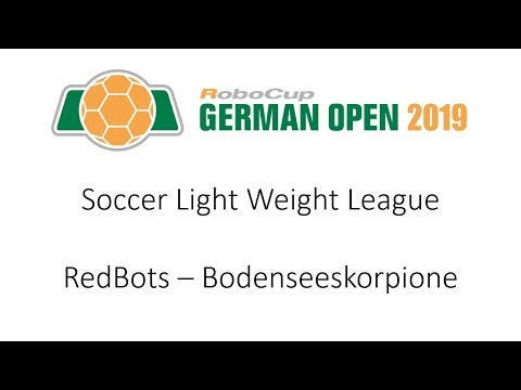 RoboCup German Open 2019 - Soccer Light Weight: RedBots - Bodenseeskorpione
