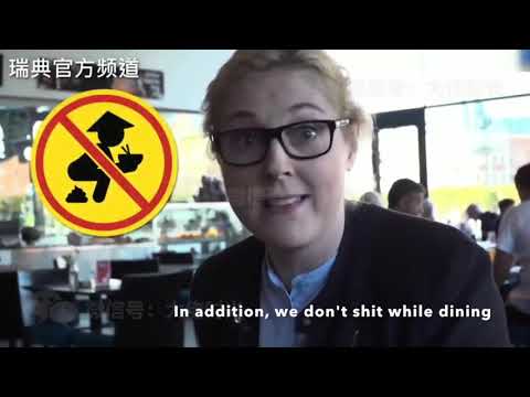 Sweden TV warns Chinese communists not to shit in museums and restaurants