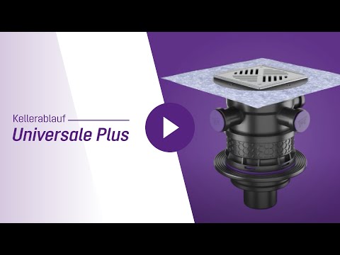 Funktionsvideo – KESSEL Kellerablauf Universale Plus
