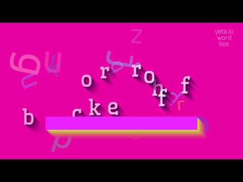 How to say "brockerhoff"! (High Quality Voices)