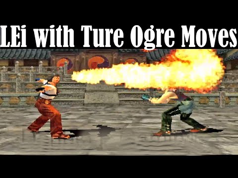 Lei with True Ogre Best Moves Gameplay - Tekken 3 (Requested)