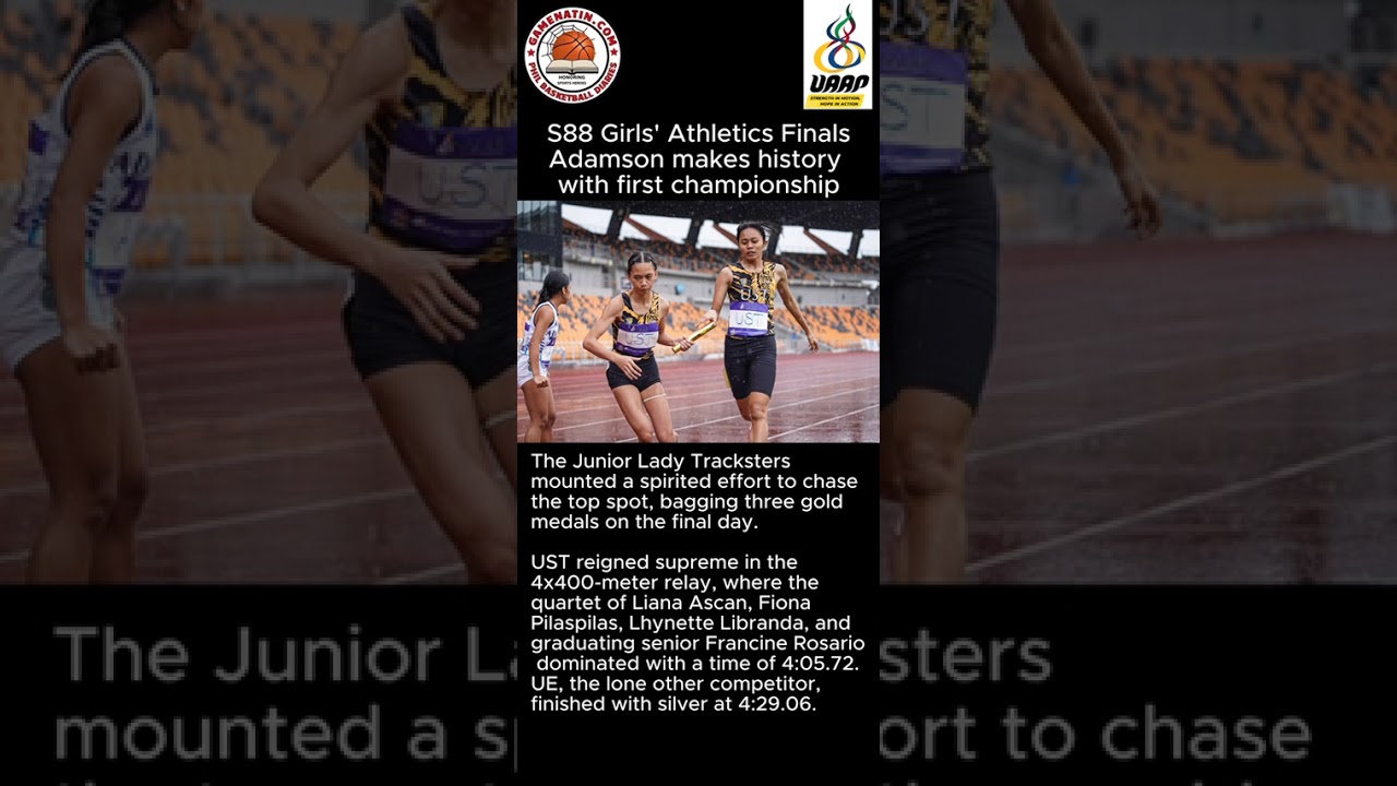UAAP Girls' Track and Field: Adamson wins championship for the first time