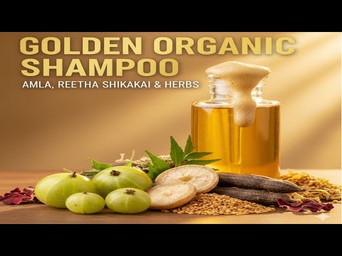 Amla Reetha Shikakai Golden Shampoo | Thick, Shiny & Long Hair | Complete Recipe