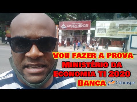 Vou fazer prova 11/10/20 Concurso público #CEBRASPE MINISTÉRIO DA ECONOMIA Tecnologia da Informação