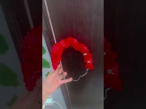 Made homemade flower Tiara