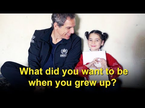 Ben Stiller learns the dreams of an 8-year-old Syrian refugee