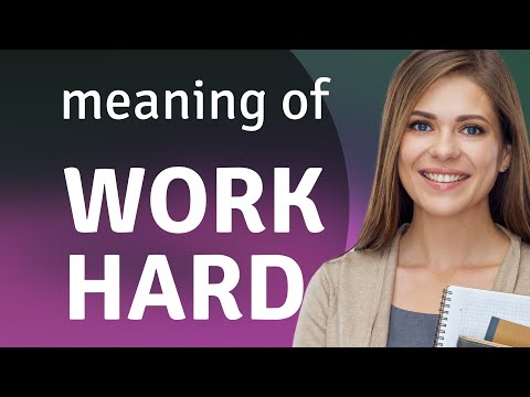 Work Hard Synonym